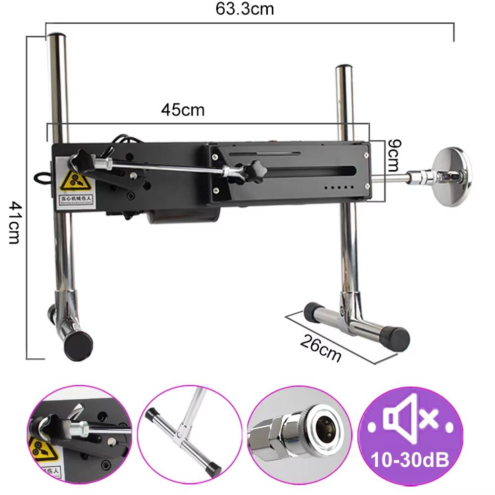 Newly Powerful Mute Automatic Sex Machine Pumping Gun for Adult, Distinctive Love Machine for Female Masturbation, Sex Toy