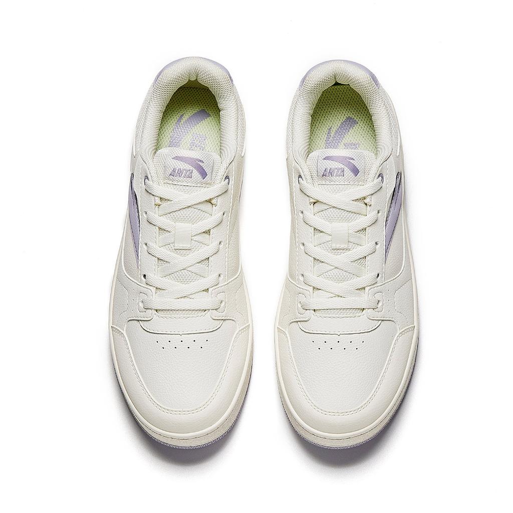 Anta Original 2 Low top Skateboard Shoes Women's White Purple 922548068-4