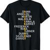 Black History Month Leaders Men Woman T Shirt