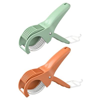 Banana Slicer Fruit and Vegetable Slicer Cucumbers Divider Press & Cut,Stainless Steels Blade for Banana,Sausages