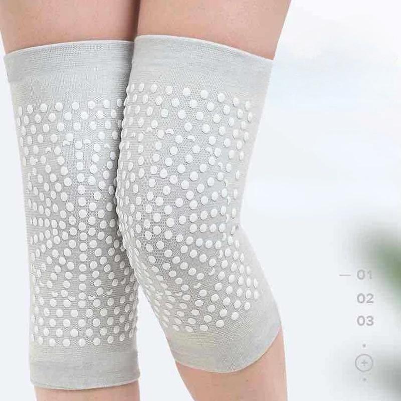 2-Pack Self-Heating Knee and Elbow Support Pads Dot Matrix Knee Pads Tourmaline Cover