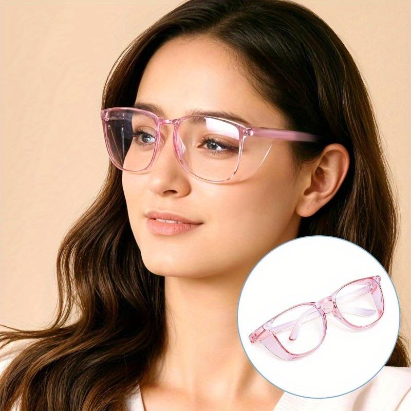 Óculos Antiembaçantes com Proteção Lateral - Lentes Transparentes Resistentes a Arranhões Compatíveis com Soluções Antiembaçantes