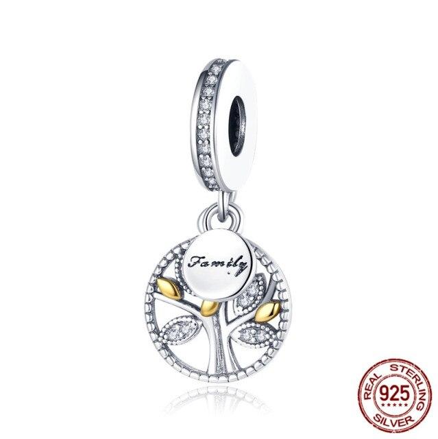 Charm Bead Fit  Bracelet DIY Dangle Charms For Mom Son Daughter Sister Friends Lover