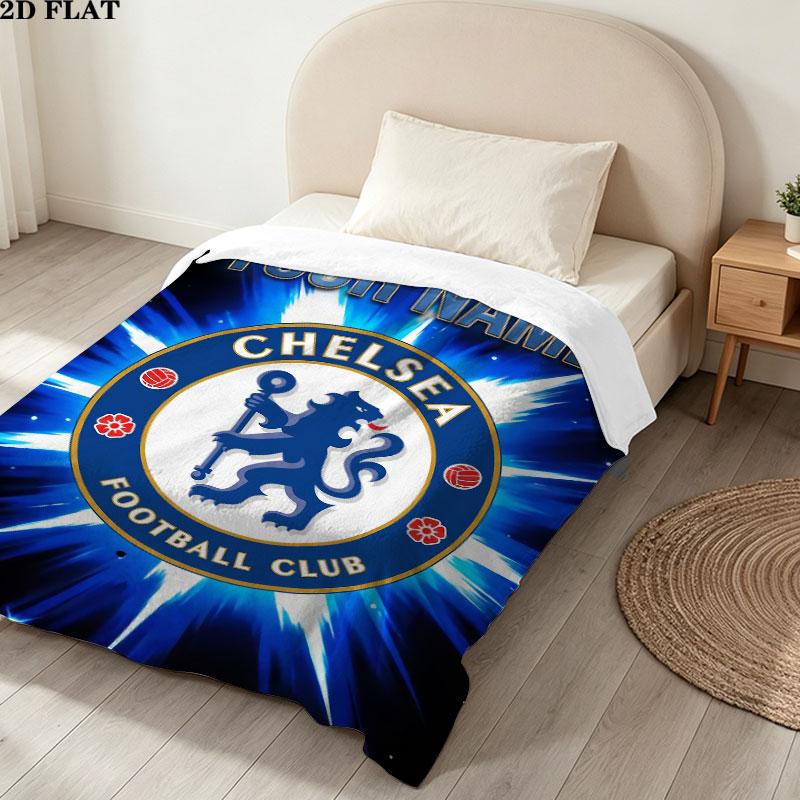 Custom Chelsea F.C Blanket, High Quality Comfortable for All Seasons, Home Decor, Warmth and Comfort