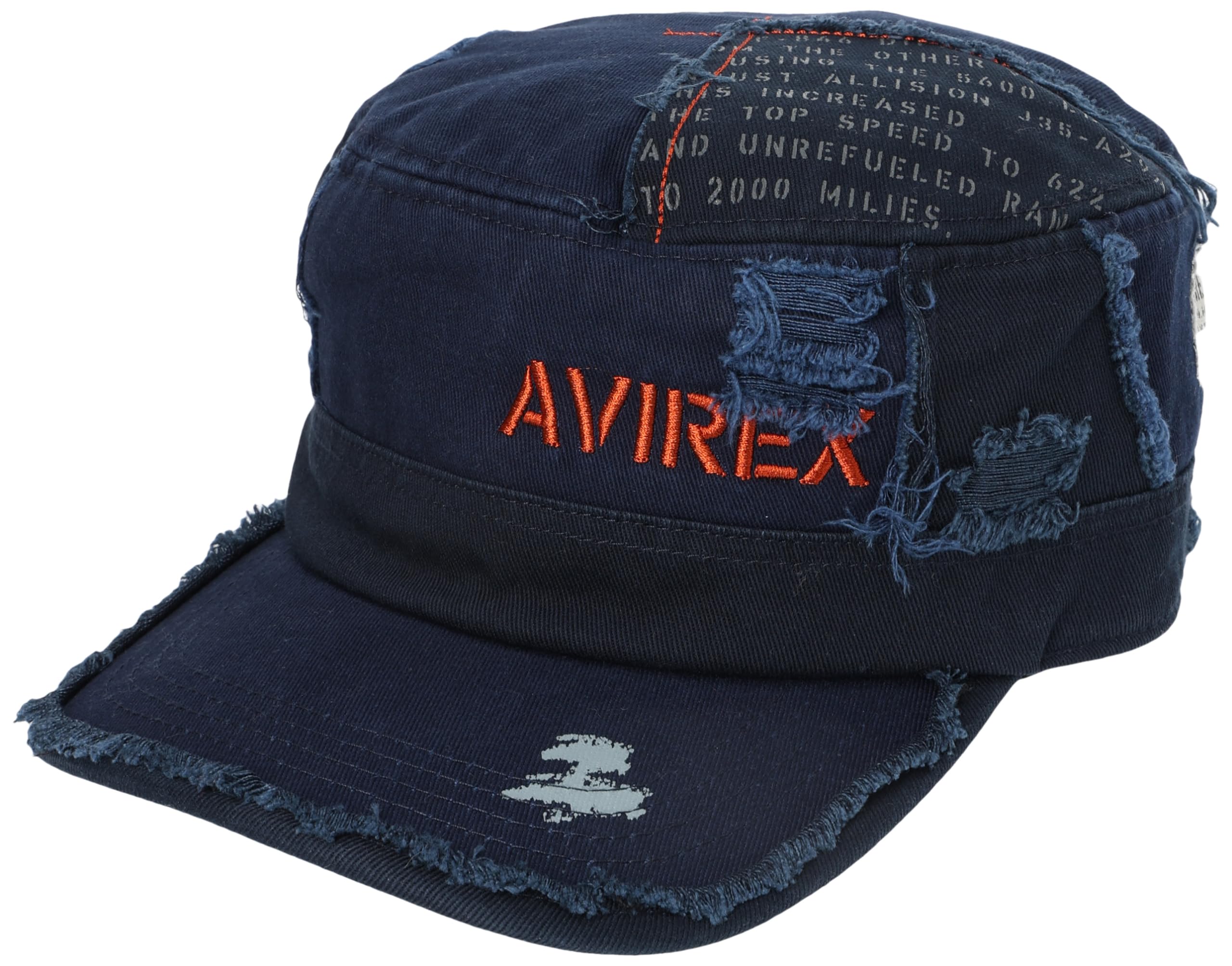 

Рабочая кепка с эффектом потертости, винтажная обработка, темно-синяя [Avirex]