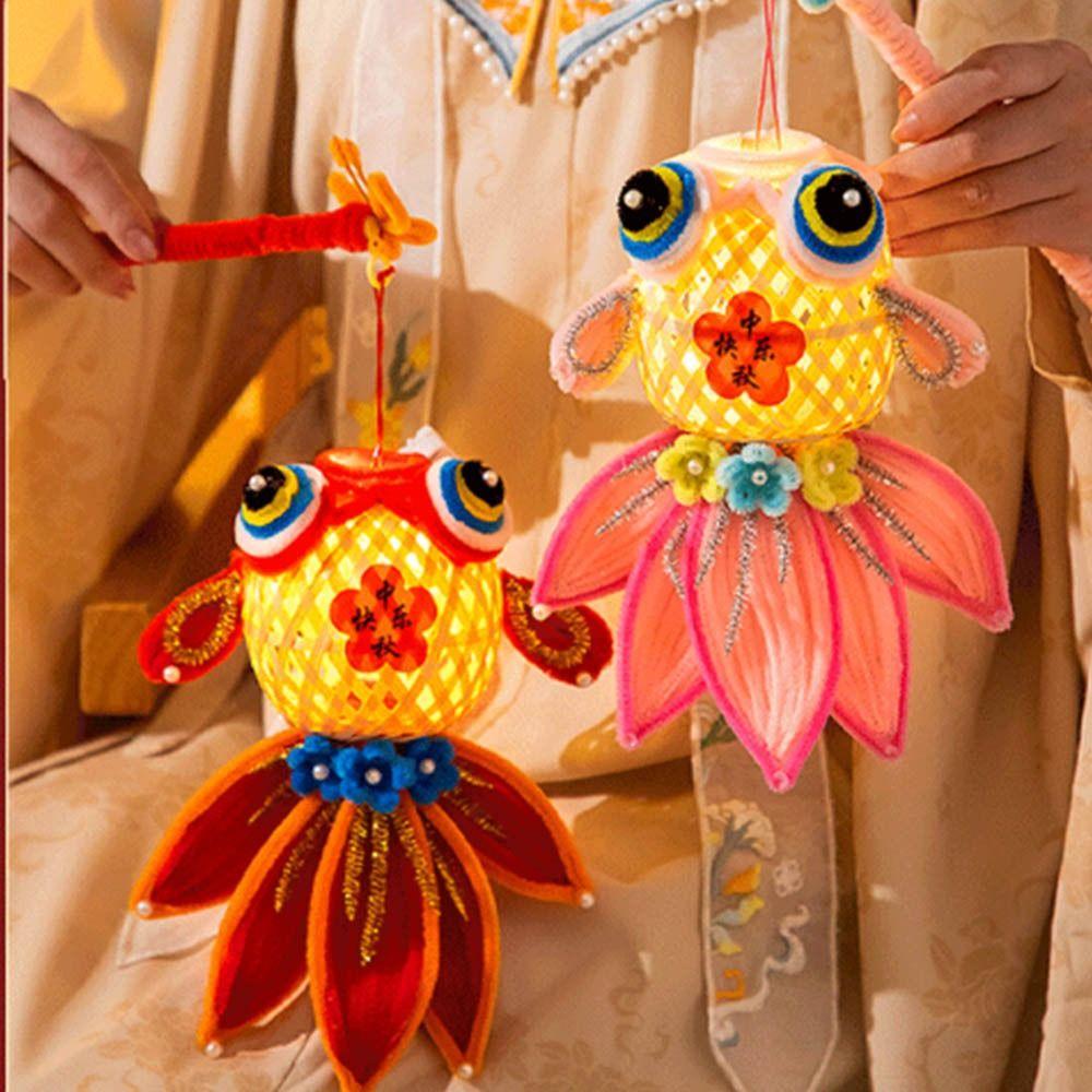 DIY  Material Bag Twist Stick  Goldfish Lantern Mid Autumn  Festival  Lantern  Hanfu Accessories