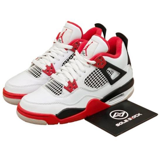 Air Jordan 4 Retro Fire Red Jordan 4 Fire Red AJ4 Fire Red - 408452-160