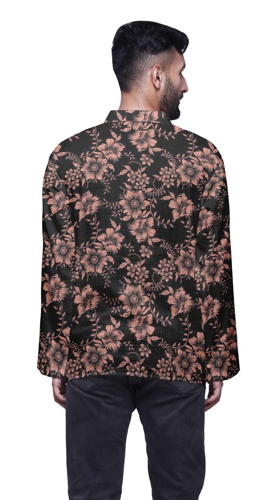 Atasi Cotton Ethnic Short Kurta For Boys Printed Party Wear Kurta For Men