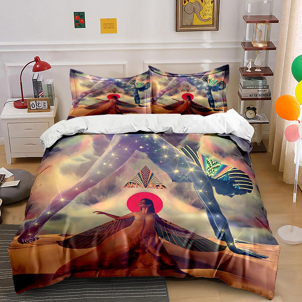 "Fantasy Desert Goddess Art" Bedding Duvet Cover Set Duvet Cover Pillowcases (1*Duvet Cover 2*Pillowcases, Without Duvet Insert)