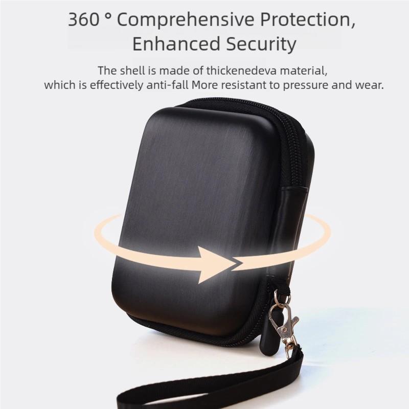 Digital Camera Carrying Case For Canon G9X G7X III II For ZV1 ZV1F RX100 For Hero 12 For KVUTCIEIN Vlogging Camera Bag