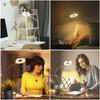 Tomshine Clip-on USB Table Lamp with 3 Color Modes & Adjustable 10 Brightness Eye-caring Dimmable
