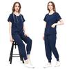 Cross-Border Quick-Dry Nurse Uniform: Summer Short-Sleeved Set with Elastic Handwashing Clothes