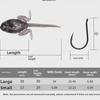 Soft Material Soft Fishing Lures with hook Artificial Worm Shape Bionic Tadpole Bait  Lure Fishing