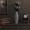 Artificial Halloween Branch Eyeball Flower Stem, Rose Floral Pick with Eyeball, Festive Accents Gothic Black Branches for Vase, Home Indoor