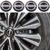 4pcs 56mm 60mm Nissan Logo 3D Car Emblem Wheel Center Hub Cap Auto Rim Refit Dust-proof Badge Covers Sticker Styling Accessories
