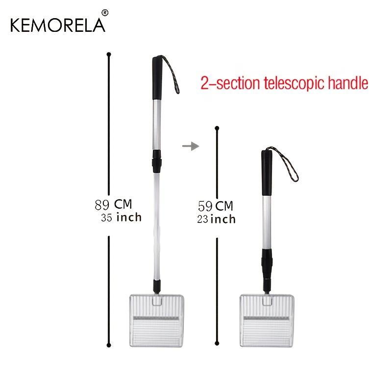 

KEMORELA 2 / 3 - Section Metal Cat Litter Scoop Retractable Handle Cat Poop Spoon Multiple Suitable for Handling Cat Litter