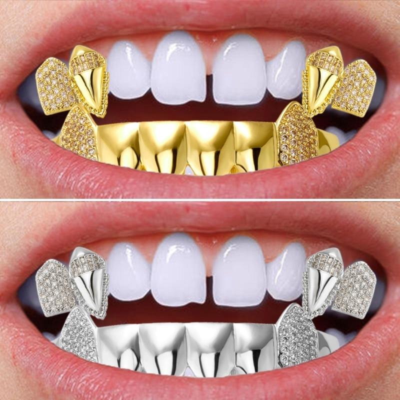 Accessoire Dentaire de Vampire Facile à Installer avec des Designs Réalistes pour Effets de Costume
