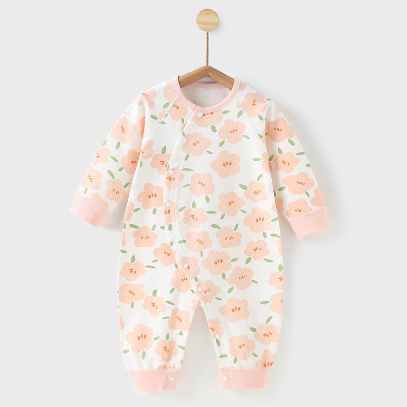 

Осенне-зимний детский ромпер-слип из чистого хлопка для мальчиков и девочек 80 cm