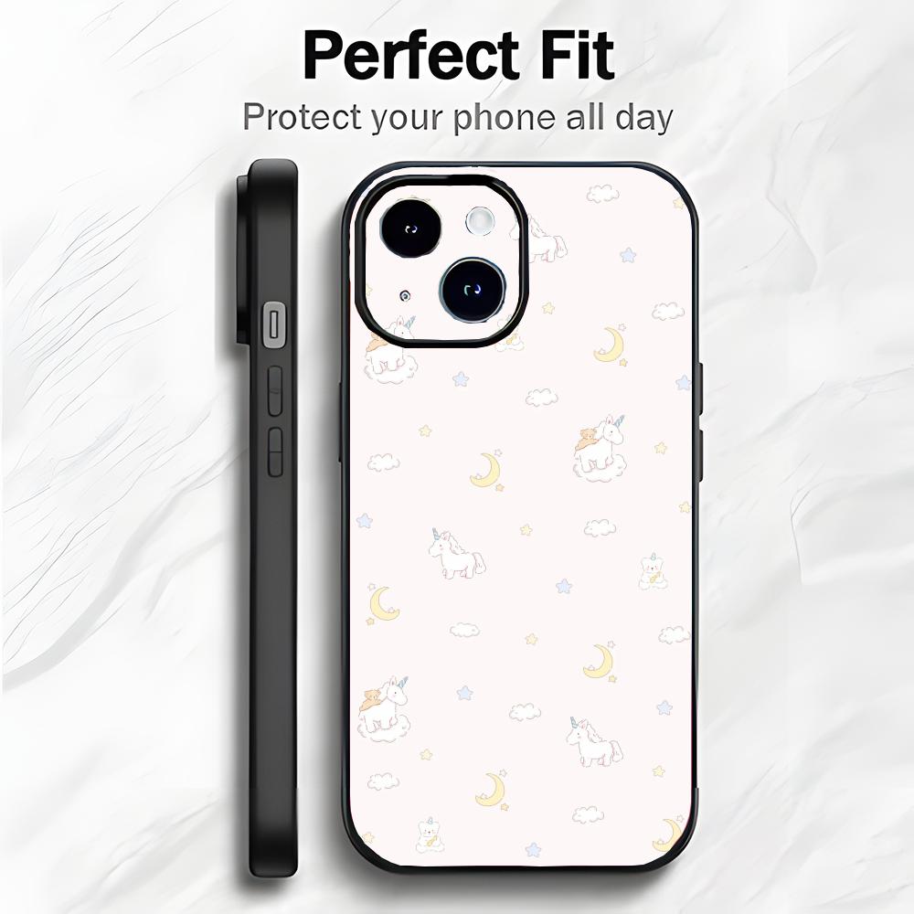 Cute Baby Unicorn Phone Case Phone Case Soft Packaging Lightweight For iPhone17 16 15 14 13ProMax