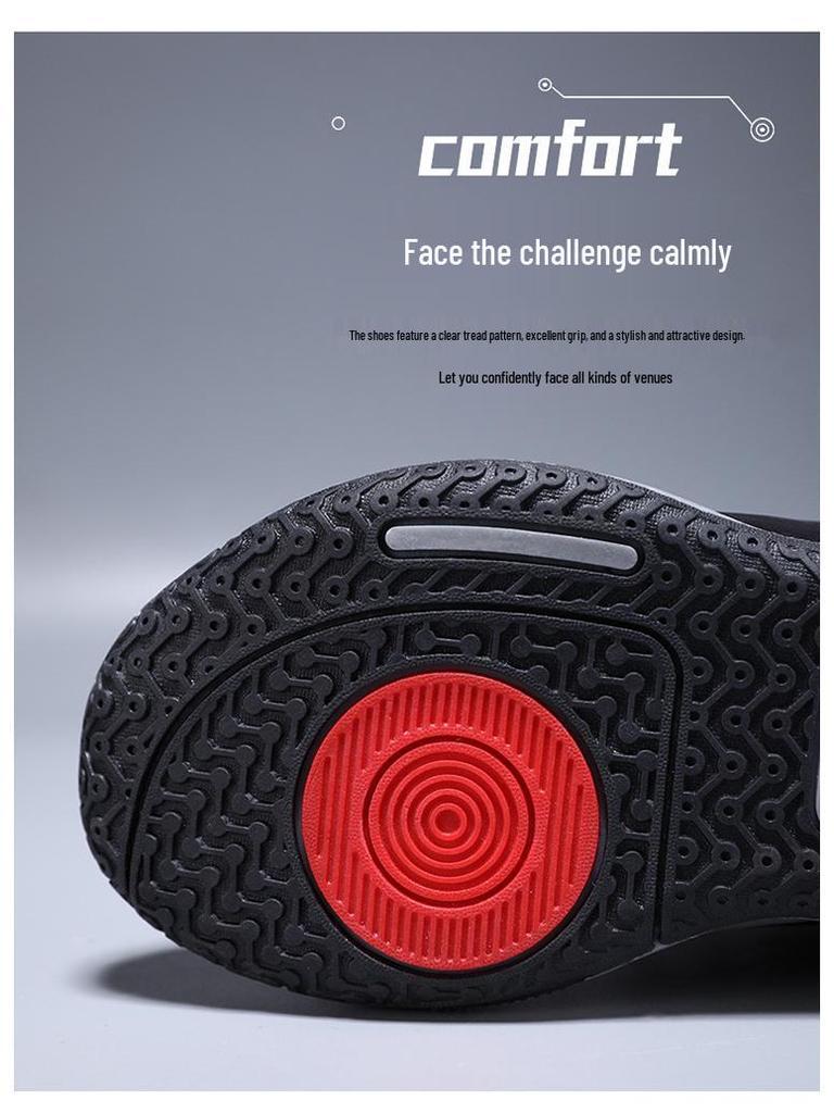 Atmungsaktive Stoßdämpfende Basketballschuhe für Jungen - Strapazierfähig für das Spielen im Freien