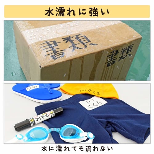 SAKURA Sakura Crepas Name Pen Oil-Based My Name Twin Bold/Fine Black 3 Pieces YKT-L3P