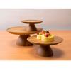 Swanson Shoji Chabatree Cake Stand Wooden M Marinetopia Acacia Diameter X Height 10cm Footed Plate Afternoon Tea Party Approx. 21.5 CU-029