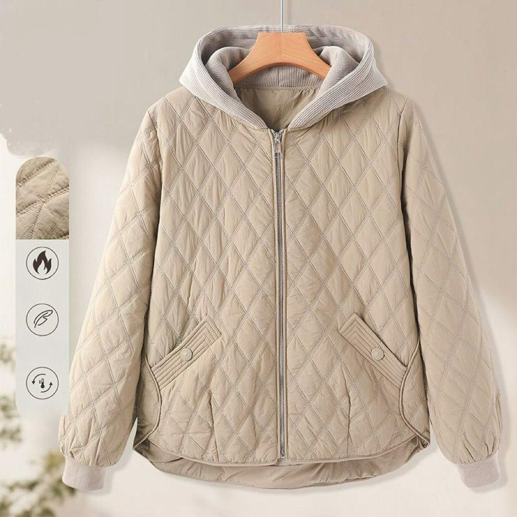 Autumn and Winter Thickened Warm Jacket Women's Cotton Coat Western Style