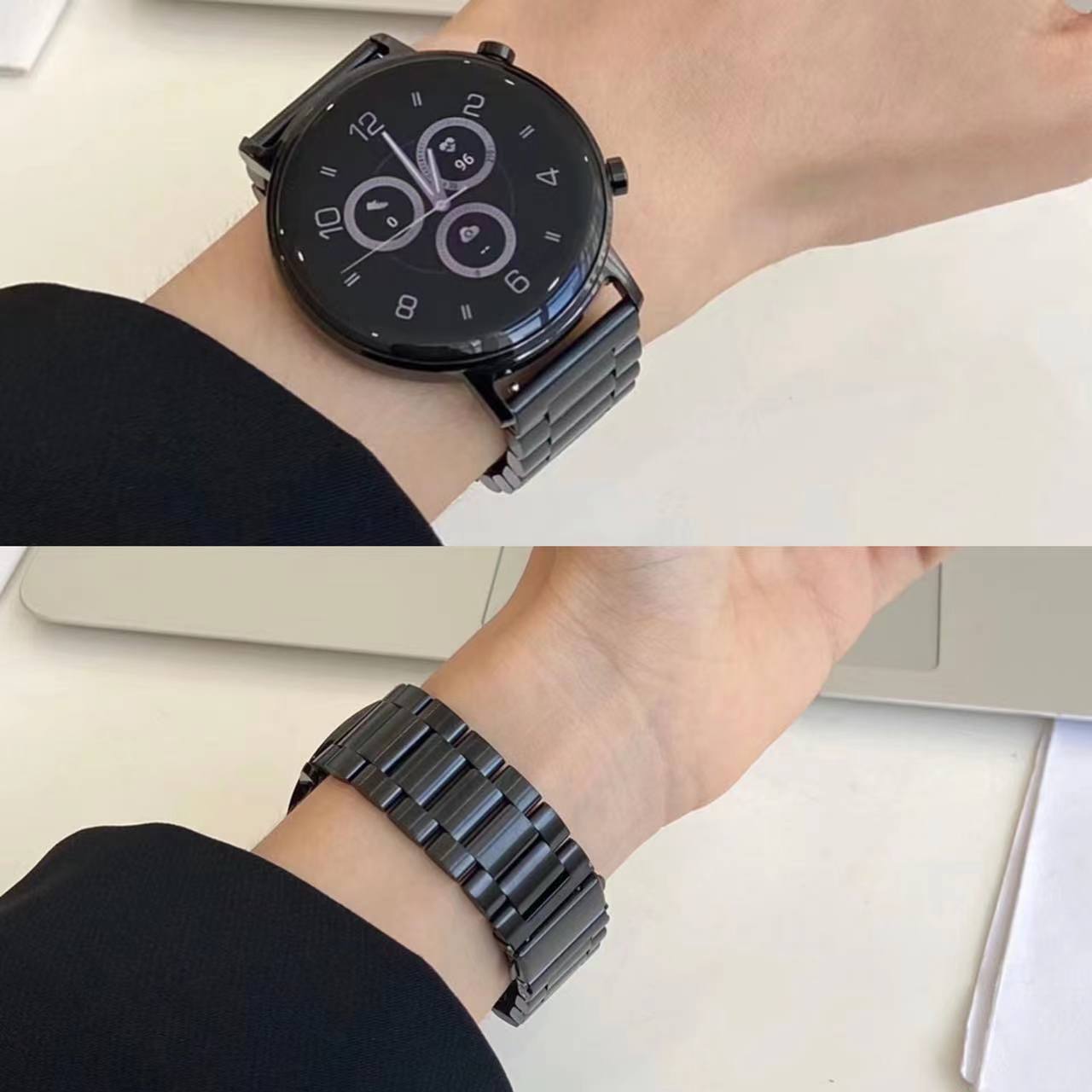 

Металлический ремешок из нержавеющей стали 20 мм 22 мм для Samsung Galaxy watch 4 5 pro Band Huawei xiaomi huami amazfit gtr ticwatch