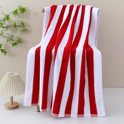 Thickened Beach Towel Contrast Color Stripe Extra Quick Absorbent Lightweight Throw Blanket Quilt Blanket Lightweight Cooling Large Aqua Blanket