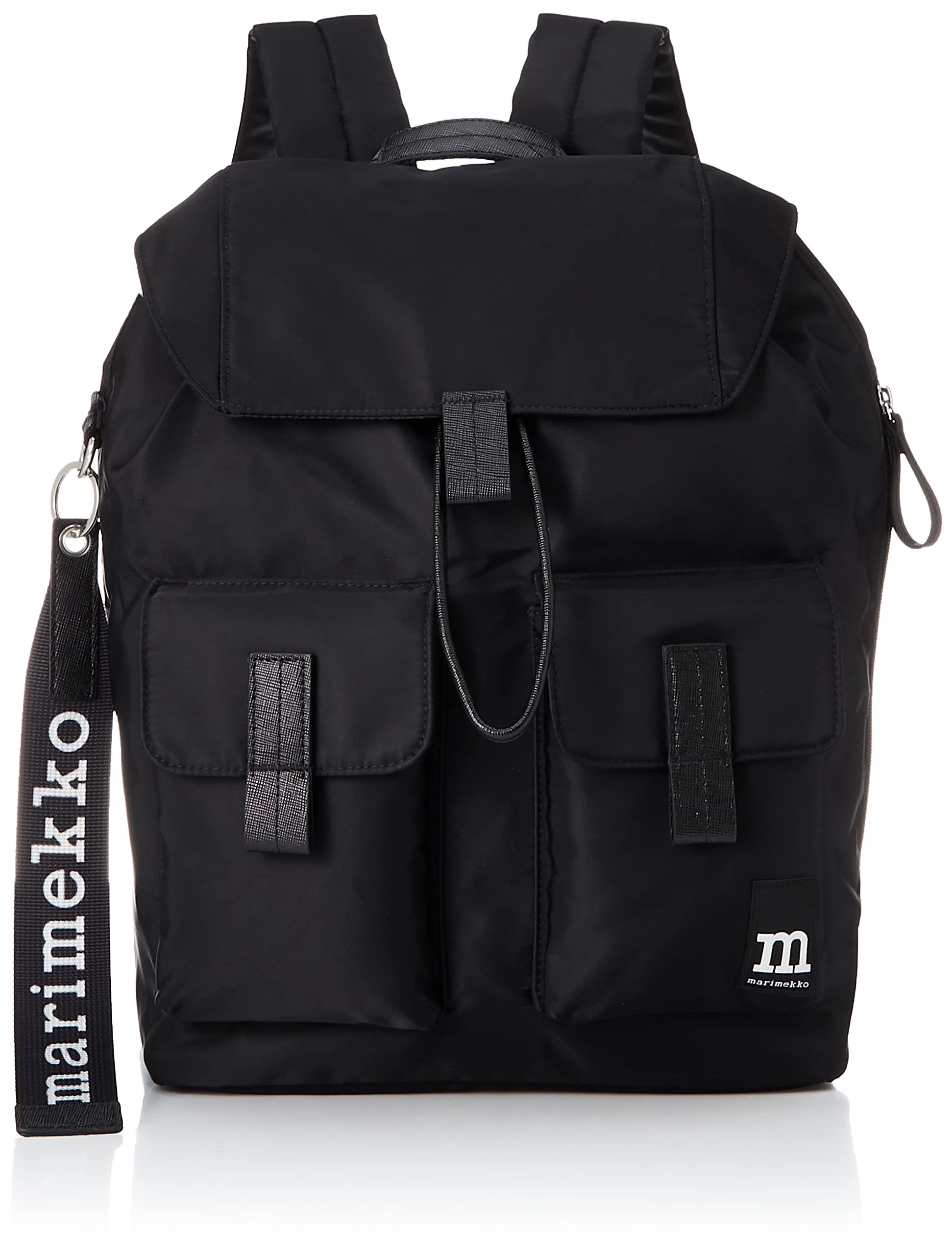 Marimekko EVERYTHING BACKPACK L SOLID 91198 009 Black [Used]