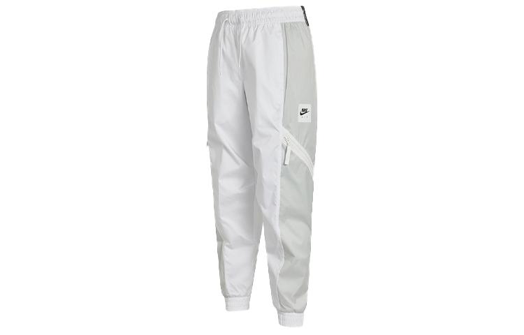 Nike Knitted Sweatpants Men's White Moderate Cuffed Pants DA0241-100