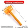 Transparenter Gummihammer mit Holzgriff - Kostenloser Versand