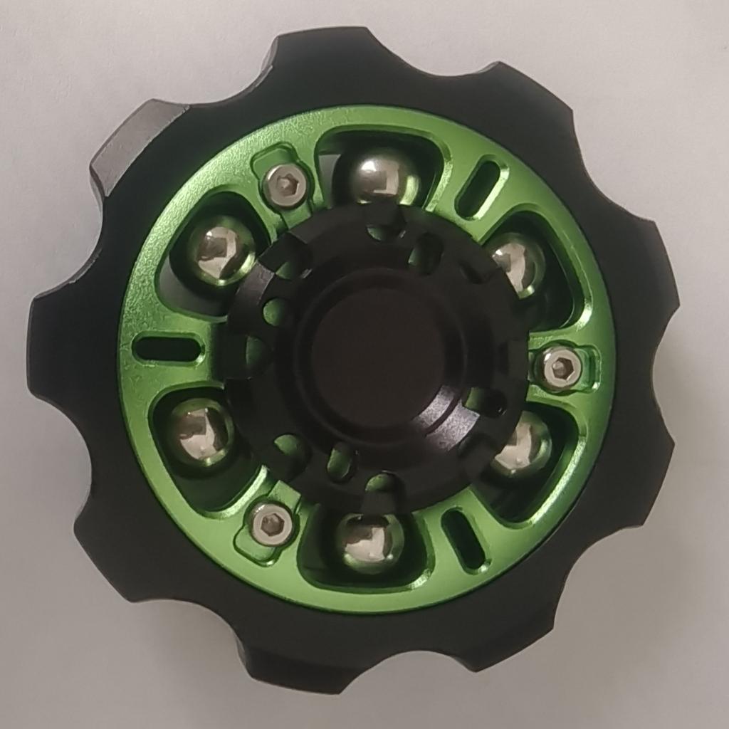EDC Gear Metal Fidget Spinner Aviation Aluminum Hand Spinner Adult Fidget Playthings Office Stress Relief Toy Creative Gifts