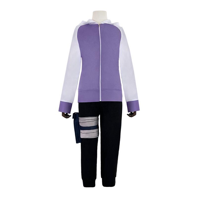 Tenue du passage du vent de ninja Huoying pour femmes, costume cosplay animation Hinata ensemble complet de vêtements de performance
