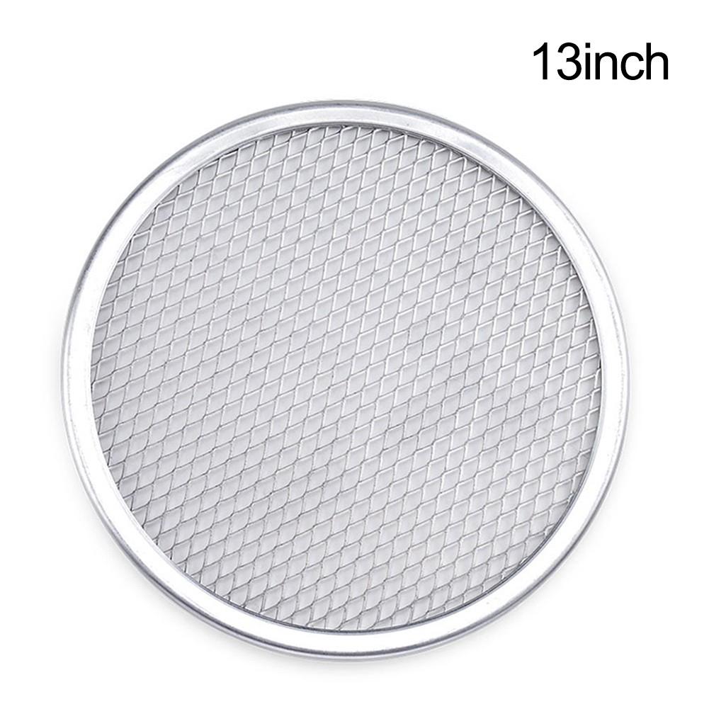 High Quality Aluminum Pizza Pan with Rolled Edge and Ventilation Design