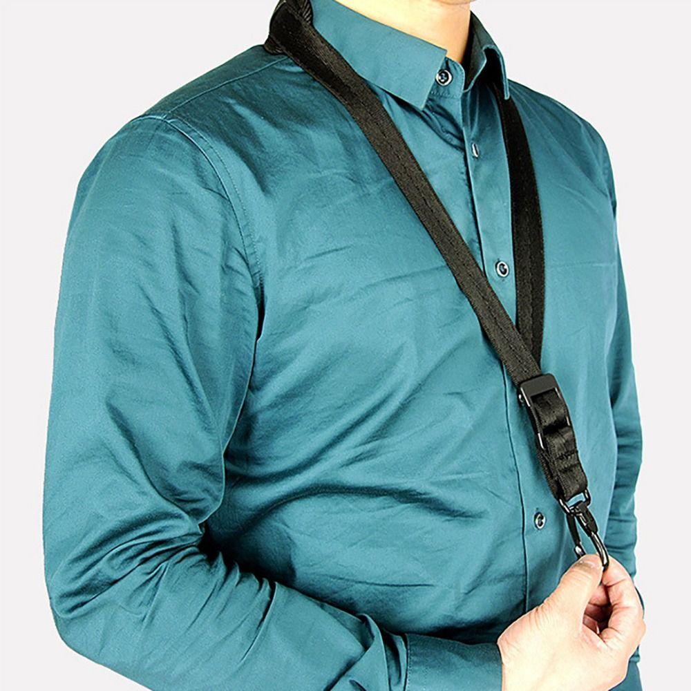 Leather Sax Neck Strap Comfortable Breathable Sax Harness Simple Saxophone Neck Strap