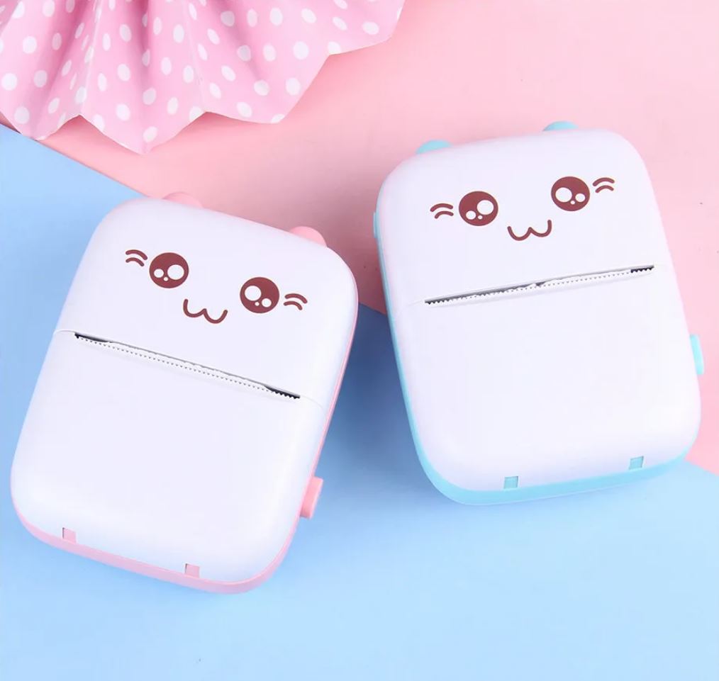 Thermal printer mini labels photos notes multifunction kitty print