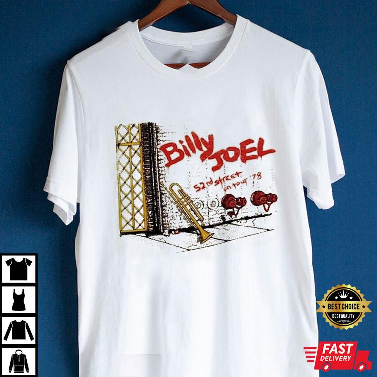 VTG Billy Joel 52nd Street On Tour 78 T-shirt S-5XL SA041 FREE SHIPPING S