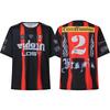 Real Photos High Quality Mesh Breathable Utopia Jersey Gradient Striped Digital Print Men Women Short Sleeved Quick Drying Tops