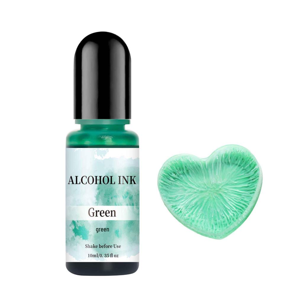 Automatic Diffusion 3D Bleeding Effect Crystal Epoxy Colorant - 30-Color DIY Alcohol Ink Set