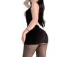 Sexy Sexy Sweater Open Chest Loose Knitted Sweater Uniform Temptation Pure Backless High Neck Sleeveless Sweater