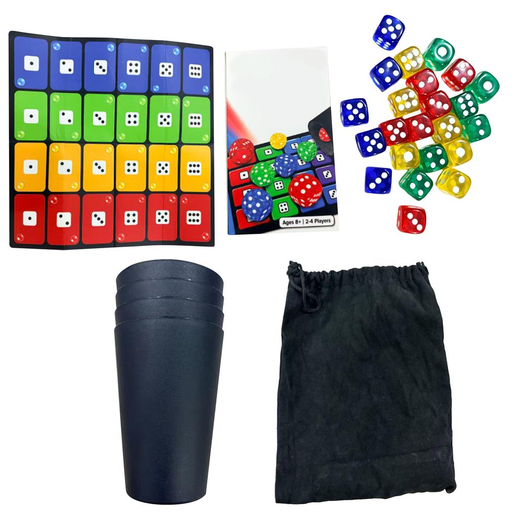Interactive Dice Board Set for Family Party Night