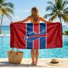 Bills Team Fashion Beach Towel: Ideal for Summer Adventures Soft, Absorbent and Quick Drying Suitable for Swimming and Bathing