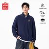 Men's Half-Zip Mock Neck Pullover Sweatshirt