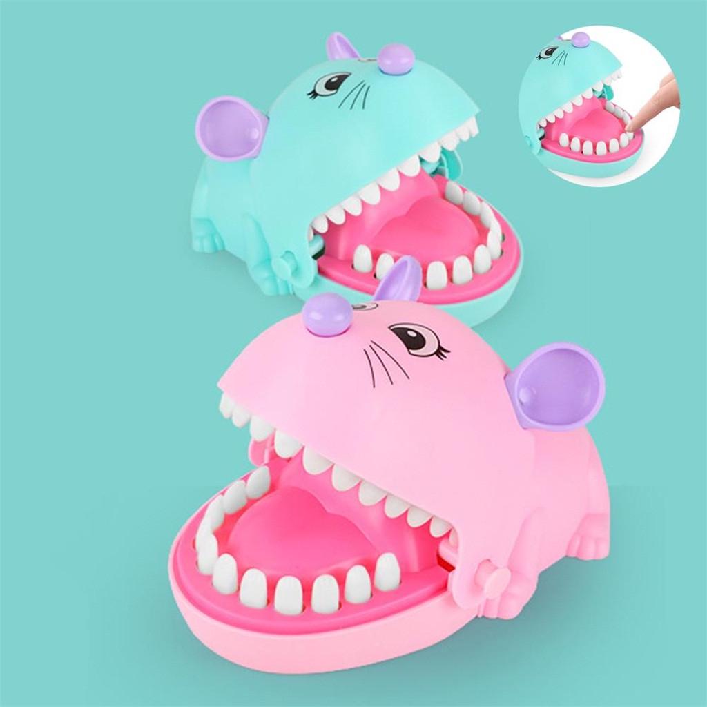 Funny Mouse Mouth Biting Finger Game Trick Prank Prop Kids Interactive Toy