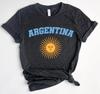 Argentina Flag Shirt, Argentine Pride Tee, South America Travel Gift, Football Fan Top E-889