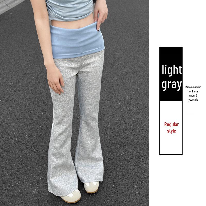 Women s Color Block Flare Yoga Sweatpants - Low-Waist, High-Waist, Versatile, Slimming for Spring/Summer Extra Large