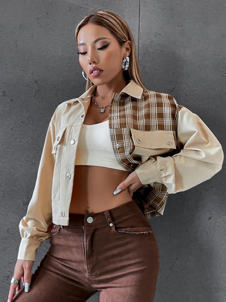 Women's Corduroy Single-Breasted Lapel Jacket - Autumn/Winter Loose Fit
