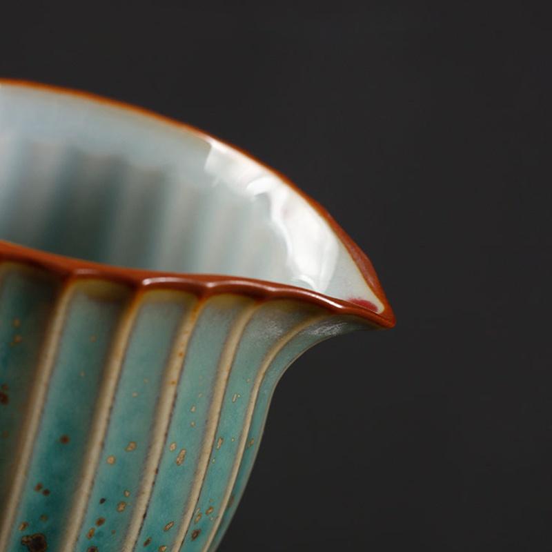200ml Ceramic Fair Cup Kiln Change Coarse Pottery Tea Divider