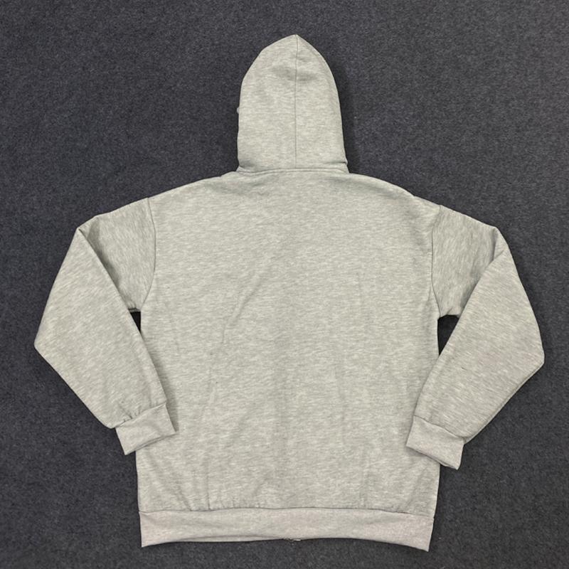 Evropská a americká Y2K personalizovaná tištěná mikina s dlouhým rukávem, retro streetová móda, mikina na zip